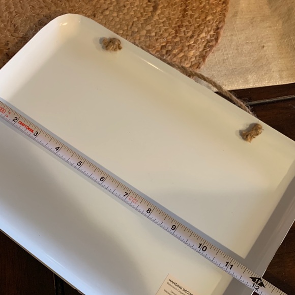 Farmhouse Christmas Red Truck Enamel Metal Sign - Picture 3 of 6